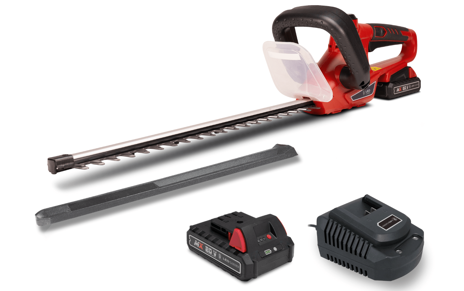 Set: Akku-Heckenschere, 20V inklusive Akku und Ladegerät