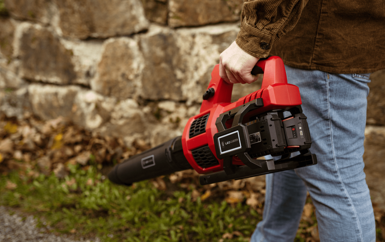 Set: Akku-Laubbläser XL, 40V inklusive 2 Akkus und Ladegerät